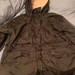 ASOS hooded fleece parka, never worn